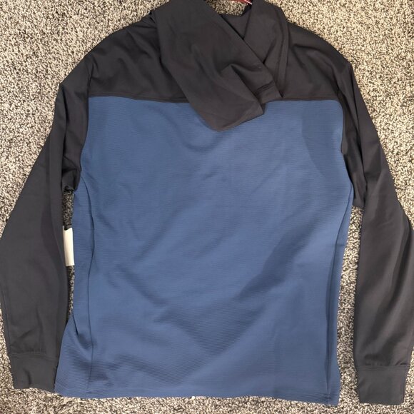 Sandor Hoodie - Black/Dark Oval Y BYU Hooded 1/4 Zip Jacket - AndersonOrd - Picture 3 of 9